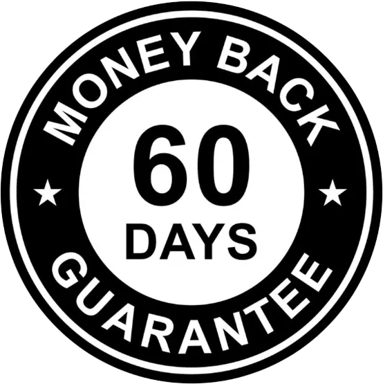 60 Days Money Back Guarantee Badge
